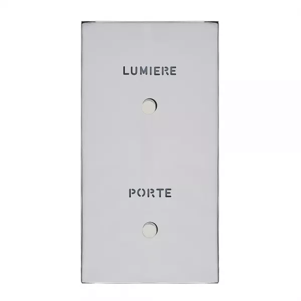 legrand-poussoir lumineux \ porte\  et \ lumi�re\  -epure acier miroir art d\'arnould (67693)