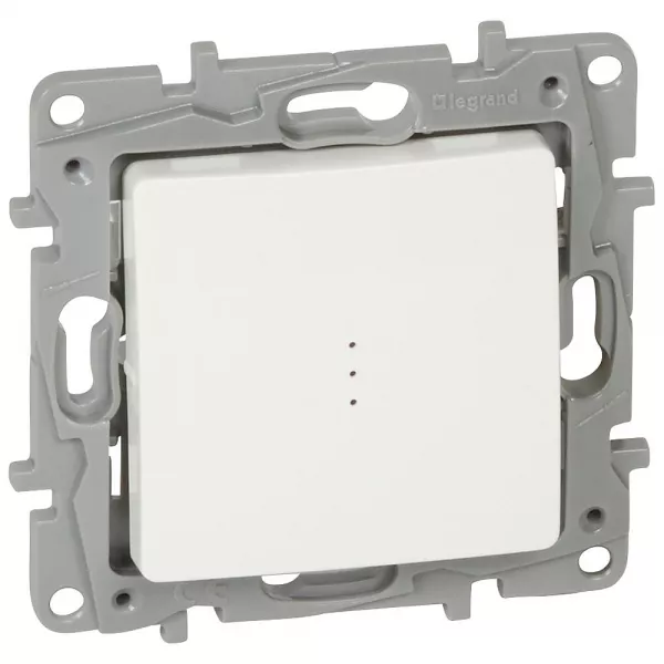 legrand-poussoir lumineux nilo� 6a 250v~ no-nf - finition pur (664726)