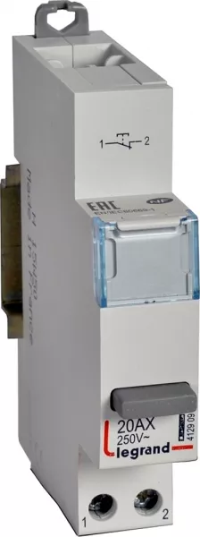 legrand-poussoir modulaire simple fonction contact 1nf - 1 module (412909)