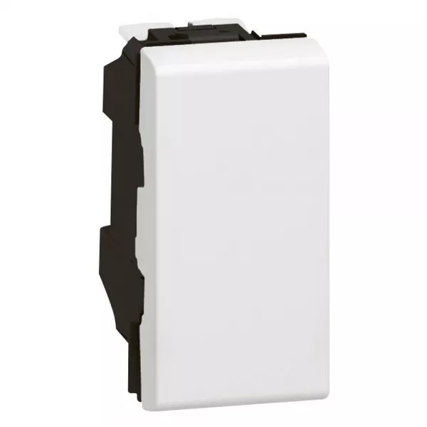 legrand-poussoir mosaic - blanc - 1 module (099653)