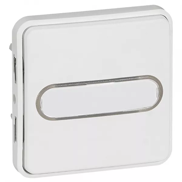 legrand-poussoir no lum +porte-�tiquette plexo compo ip55 10a -blanc artic antimicrobien (070733)