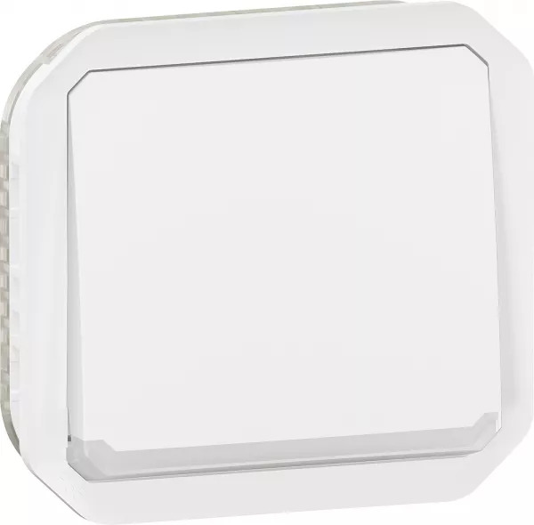 legrand-poussoir no-nf lumineux plexo composable blanc (069616l)