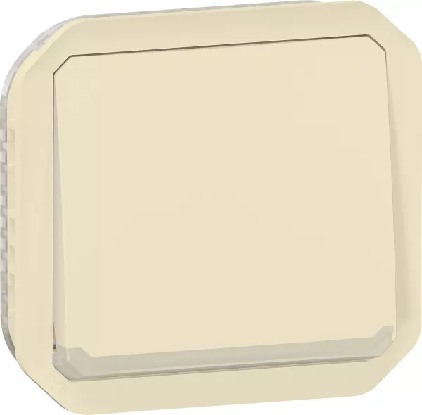 legrand-poussoir no-nf lumineux plexo composable sable (069826l)
