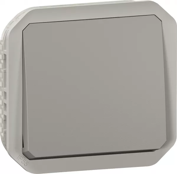 legrand-poussoir no-nf plexo composable - finition gris (069541l)
