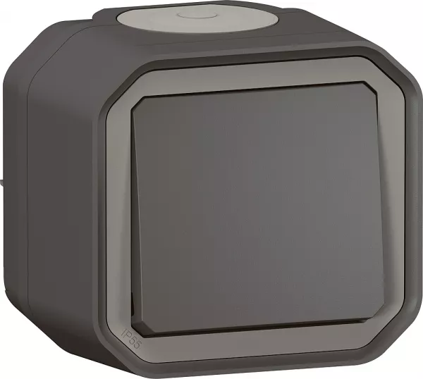 legrand-poussoir no plexo complet saillie - anthracite (070060)