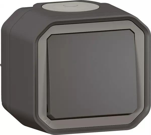 legrand-poussoir no plexo complet saillie anthracite (069790l)