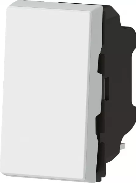 legrand-poussoir ou poussoir inverseur mosaic easy-led 6a 250v~ 1 module - blanc (077030l)