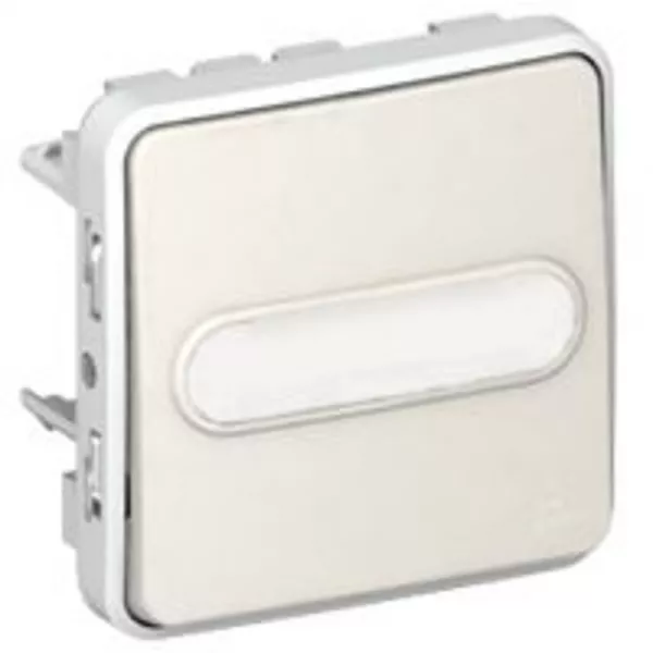 legrand-poussoir porte-�tiquette lumineux (voyant fourni) plexo - blanc (069950)