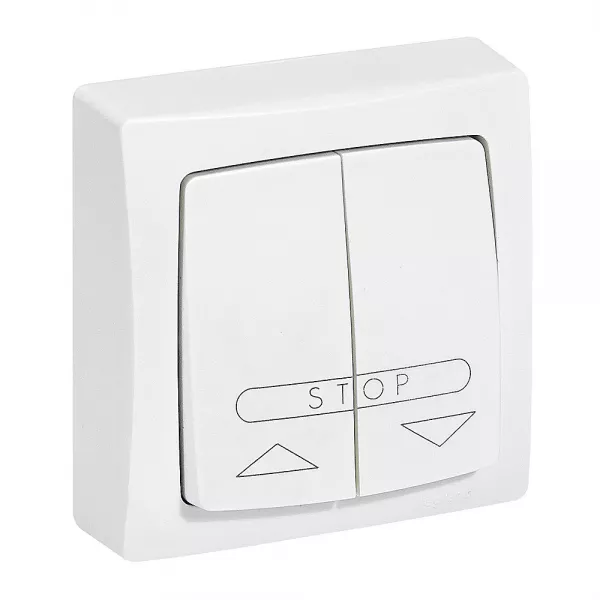 legrand-poussoir pour commande centralis�e volets roulants appareillage saillie - blanc (097613)