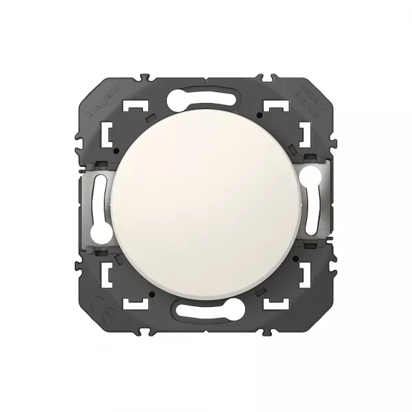 legrand-poussoir simple dooxie 6a 250v~ finition blanc - sachet (095204)