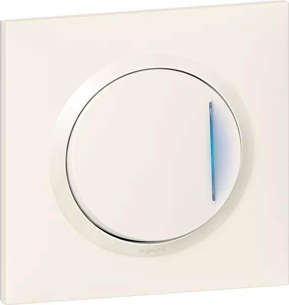legrand-poussoir simple lumineux dooxie one 6a complet avec griffes (600716)