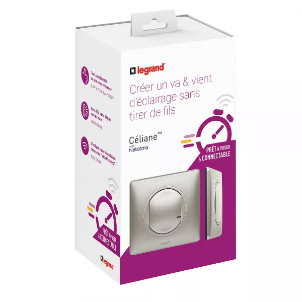 legrand-pr�t � poser c�liane cr�er un va-et-vient - commande + inter (067633)