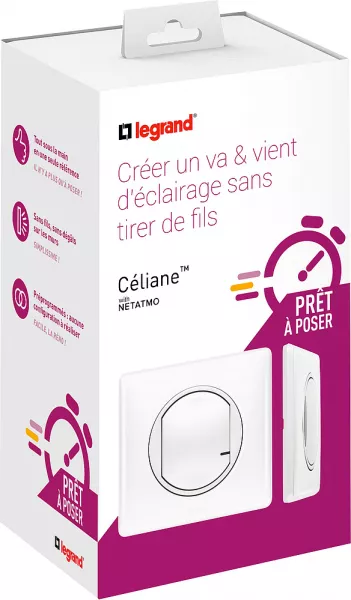 legrand-pr�t � poser c�liane cr�er va-et-vient - 1 cde + 1 interrupteur (067632)