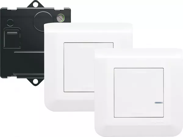 legrand-pr�t-�-poser cr�er un va-et-vient sans fil mosaic 1 micromod + 2 cdes - blanc (077777l)