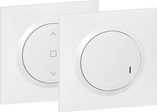 legrand-pr�t-�-poser dooxie centraliser volet roulant 1 cde sans fil + 1 inter - blanc (600696)