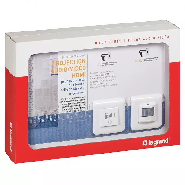 legrand-pr�t-�-poser mosaic pour projection audio vid�o hdmi version 2.0 (078911)