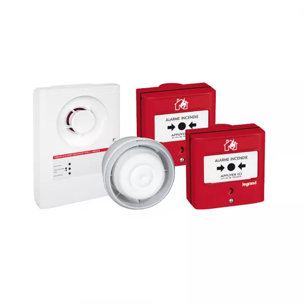 legrand-pr�t � poser tableau d\'alarme incendie de type4 avec alimentation secteur (140563)