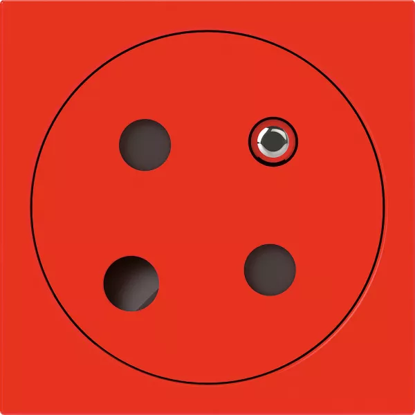 legrand-prise 2p+t surface � d�tromp mosaic link racc lat�ral 2 mod rouge antimicrobien (077188l)