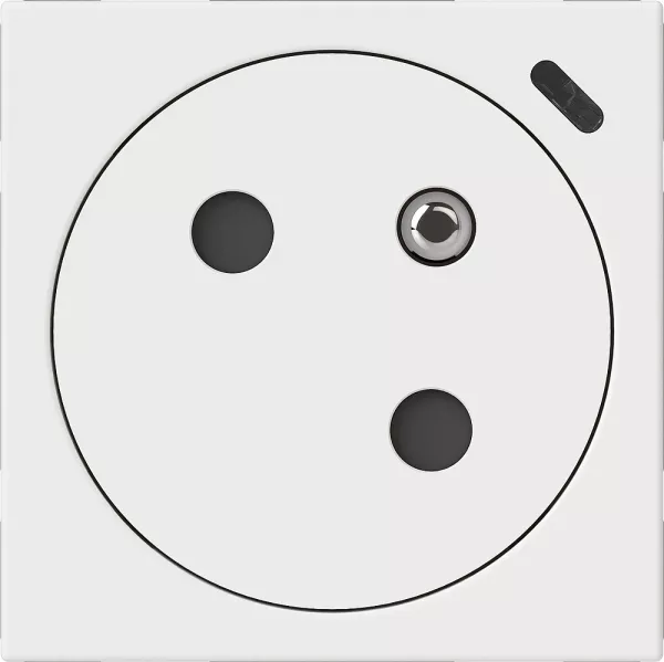 legrand-prise 2p+t surface � voyant mosaic link raccordement lat�ral 2 modules - blanc (077125l)