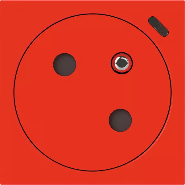 legrand-prise 2p+t surface � voyant mosaic link raccordement lat�ral 2 modules - rouge (077128l)