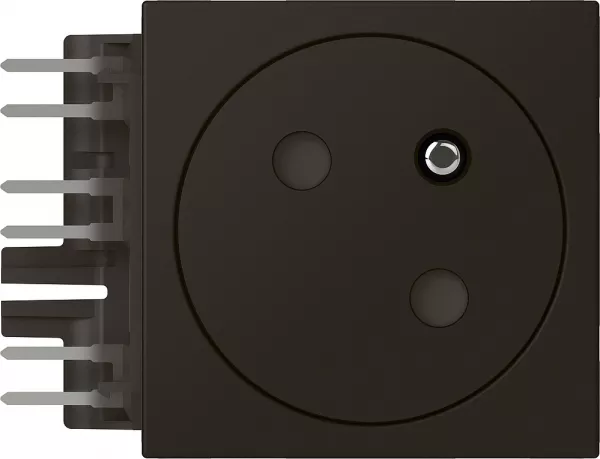 legrand-prise 2p+t surface mosaic link 2 modules + acc raccordement livr� - noir mat (079155l)