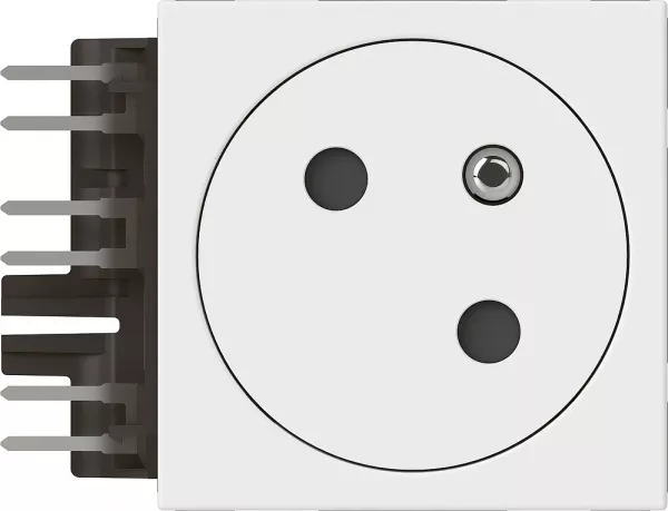 legrand-prise 2p+t surface mosaic link 2 modules + accessoire raccordement - blanc (077155l)