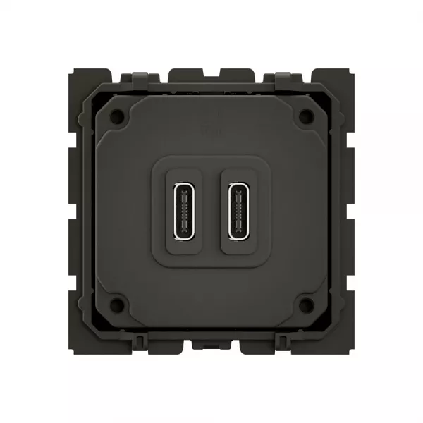 legrand-prise 2usb c�liane type-c 30w power delivery - bornes � vis (cm0158)