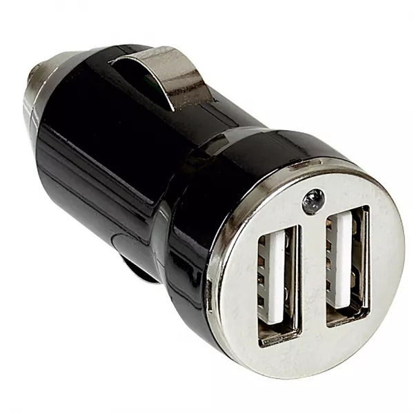 legrand-prise allume-cigare double sortie usb puissance 2,1a (050682)