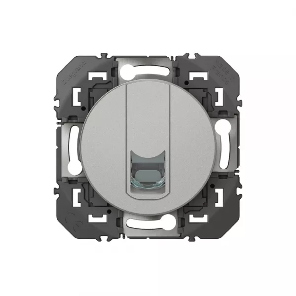 legrand-prise blind�e rj45 cat6 stp dooxie finition alu - sachet (095255)
