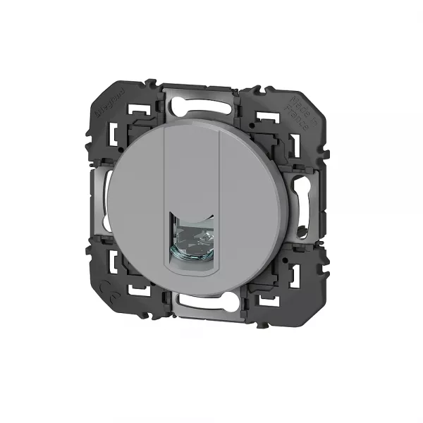 legrand-prise blind�e rj45 cat�gorie 6 stp dooxie finition alu (600475)
