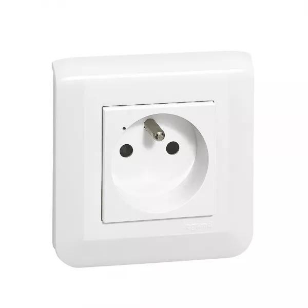legrand-prise connect�e mosaic with netatmo 16a 3680w bornes automatiques - blanc (077711l)