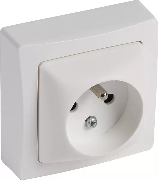 legrand-prise de courant 2p+t � bornes automatiques appareillage saillie complet - blanc (086027)