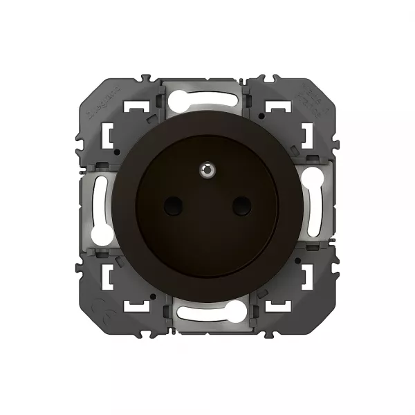 legrand-prise de courant 2p+t � puits dooxie 16a - noir (600537)