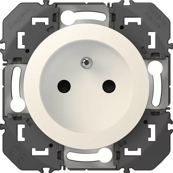 legrand-prise de courant 2p+t � puits dooxie 16a finition blanc (600337)