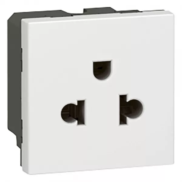 legrand-prise de courant 2p+t � puits euro-us mosaic 2 modules - blanc (077502)