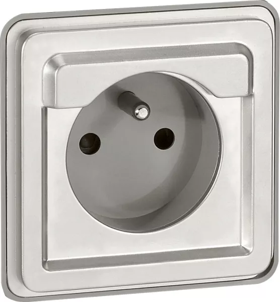 legrand-prise de courant 2p+t � puits fran�ais sans volet 16a 250v soliroc ik10 ip20 (077832)