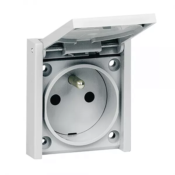legrand-prise de courant 2p+t �clips montage en plastron format r�duit (090335)
