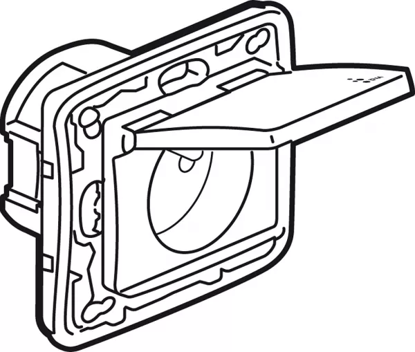 legrand-prise de courant 2p+t ip44 nilo� 16a � bornes automatiques - finition pur (664748)