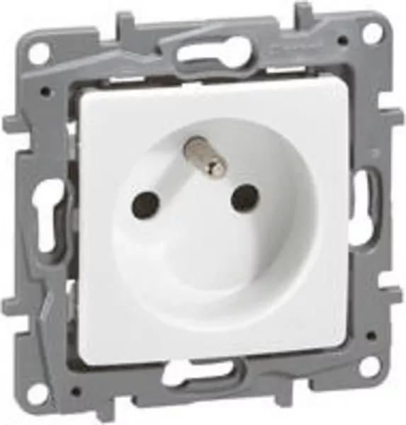 legrand-prise de courant 2p+t nilo� 16a connexion � vis sp�ciale r�novation - pur (664728)