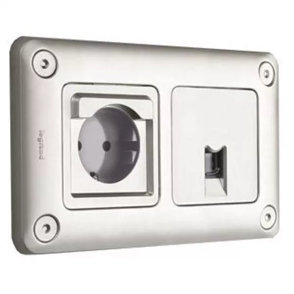 legrand-prise de courant 2p+t standard germanique soliroc ip20 bornes � vis (077836)