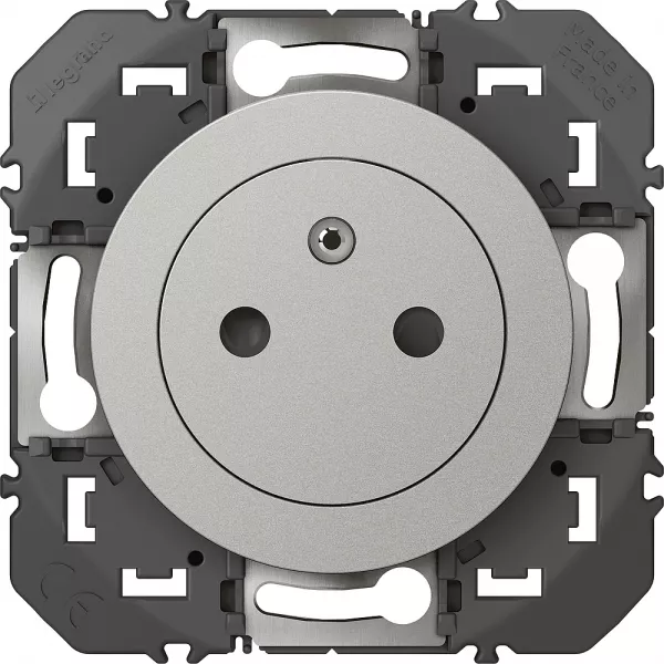 legrand-prise de courant 2p+t surface dooxie 16a finition alu (600435)