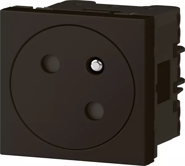 legrand-prise de courant 2p+t surface mosaic link raccordement lat�ral 2modules noir mat (079145l)