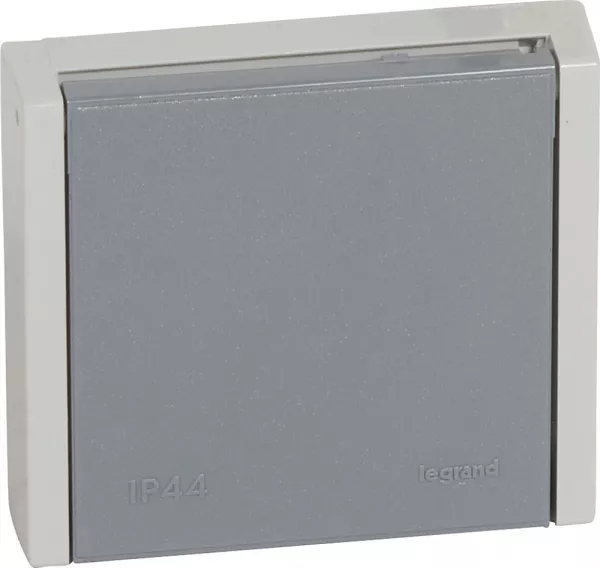 legrand-prise de courant 3p+t 20a pour boite �67mm plexo complet ip44 encastr� - gris (055706)