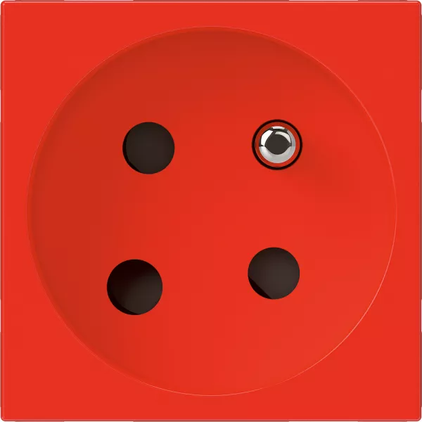 legrand-prise de courant � d�trompage � puits inclin�s 45� mosaic link 2 modules - rouge (077176l)