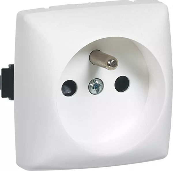 legrand-prise de courant avec terre pour moulure appareillage saillie - blanc (098985)