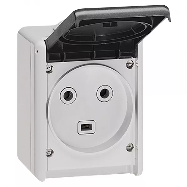 legrand-prise de courant de puissance avec terre - 32a - ip44 - 2 alv�oles (096941)