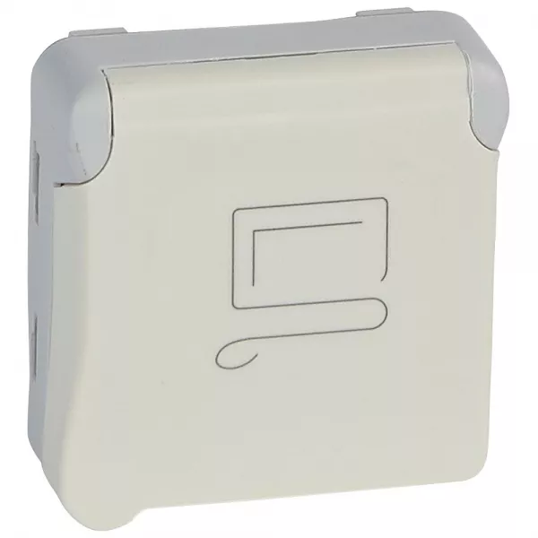 legrand-prise de courant �tanche 2p+t d�trompage plexo composable ip55 16a 250v - blanc (069623)