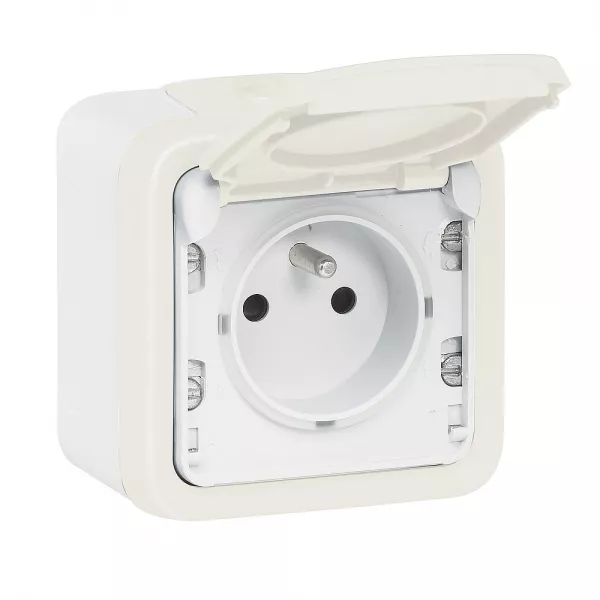 legrand-prise de courant �tanche volet de protection ip55 plexo complet saillie - blanc (069918)