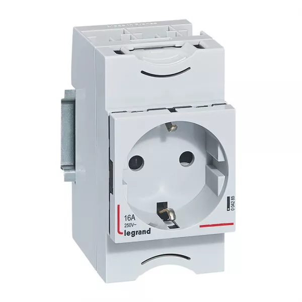 legrand-prise de courant modulaire 10 � 16a 250v~ - 2p+t standard allemand - 2,5 modules (004285)