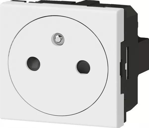 legrand-prise de courant surface mosaic 2 modules - blanc (099624)